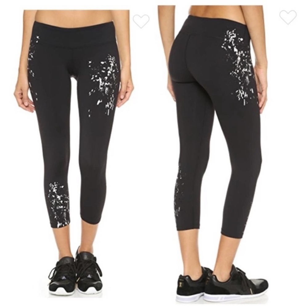 Adorable Splits59 Splatter Paint Cropped Legging